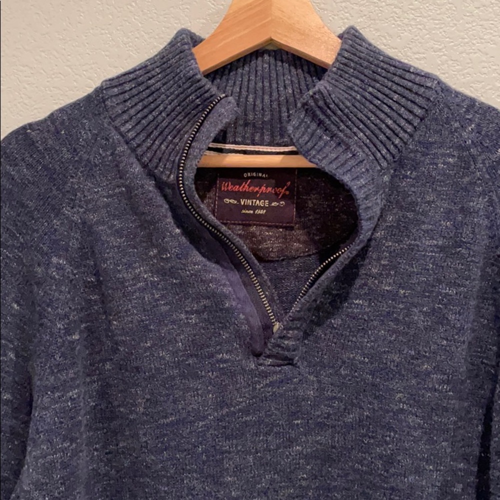 Weatherproof Men’s 1/4 Zip Sweater Size Medium - Picture 1 of 8